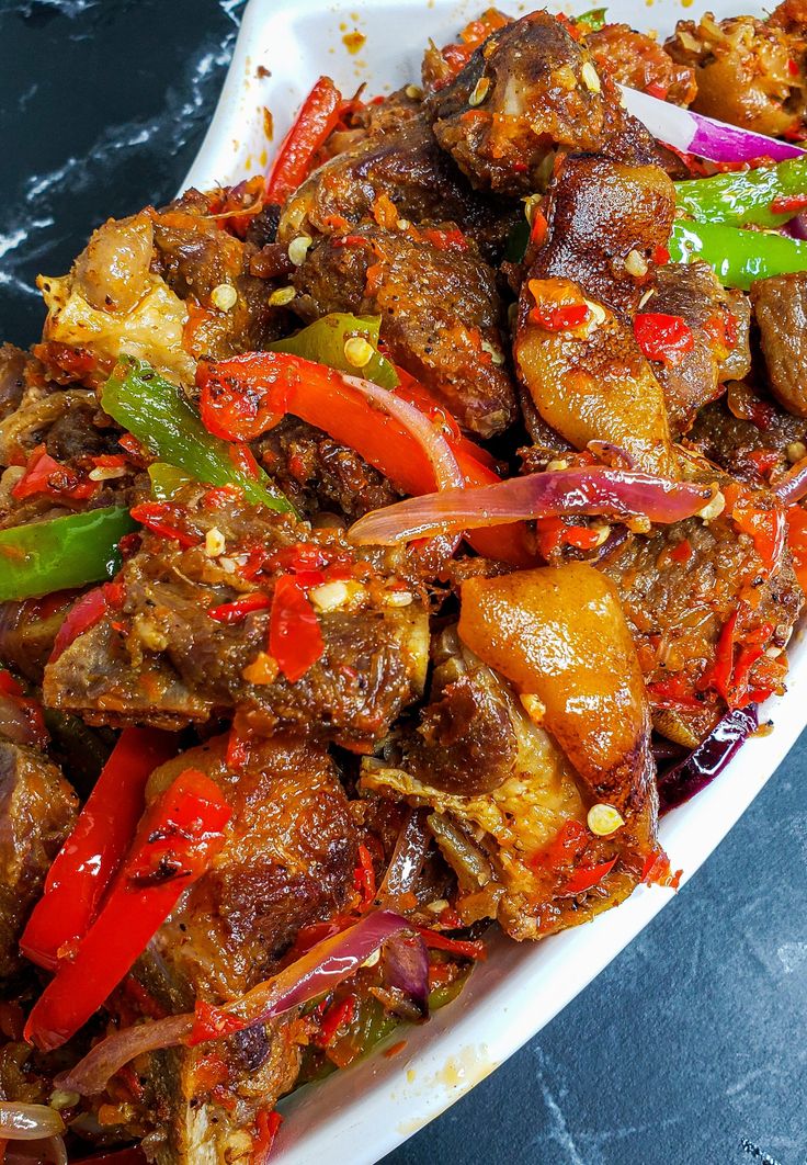 Goat Meat Asun Peppered Nigerian
