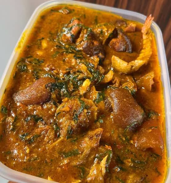 Ogbono Soup Nigerian Draw Soup